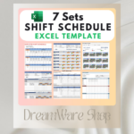 7 Set Shift Schedule Excel Template