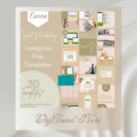 30 Brown Theme Canva Templates  Printable A4 for Instagram  Facebook  Minimalist Design